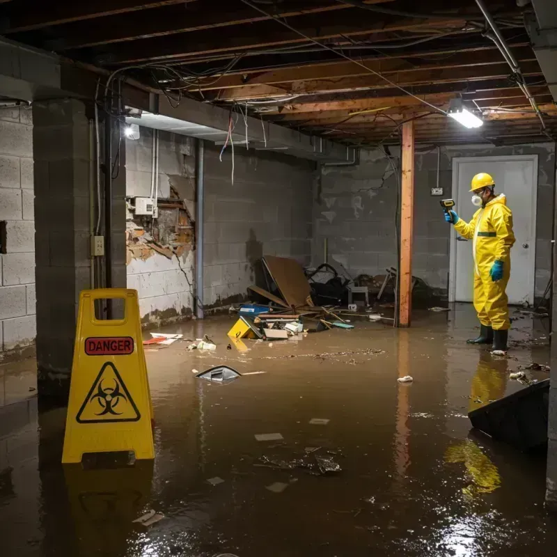 Flooded Basement Electrical Hazard in Fort Carson, CO Property